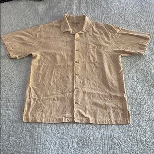 Tommy Bahama Cream Silk Blend Shirt